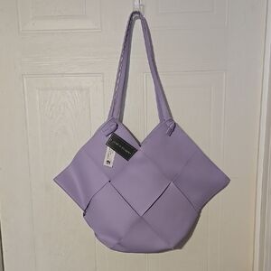 Jane & Berry Lavender Woven Shoulder Bag